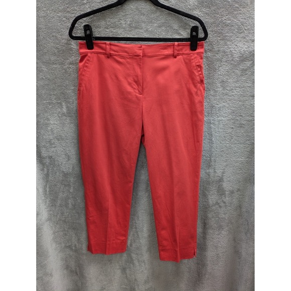 Talbots Pants - Talbots Pants‎ Womens Petite 6 Red Cropped Business Casual